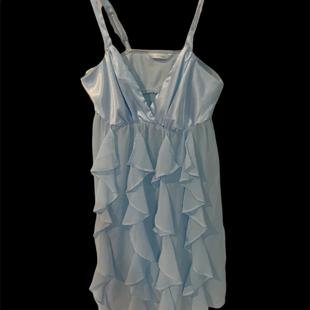 Flora sweet yet sexy pale blue babydoll nightwear